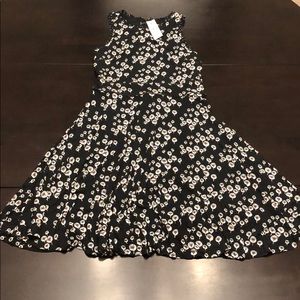 Black A-line LOFT dress